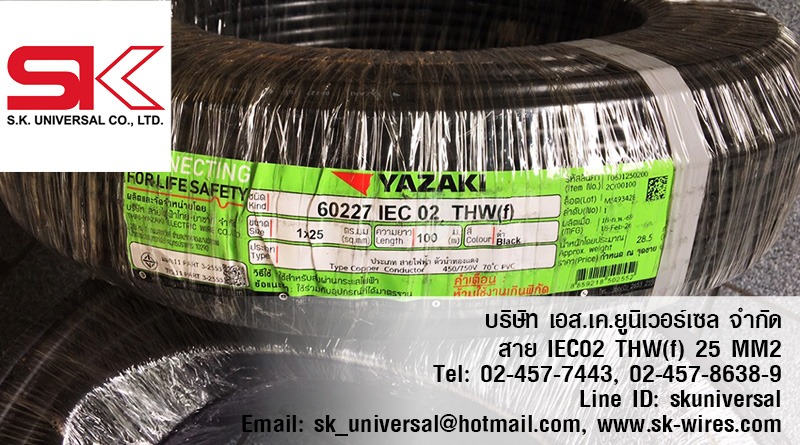 สายอ่อน IEC02 THW(f) VSF 25