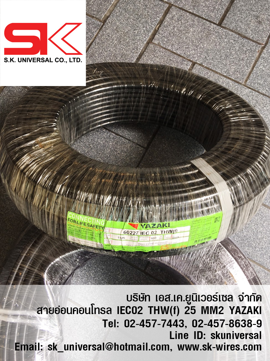 IEC02 THW(f) 25 สีดำ